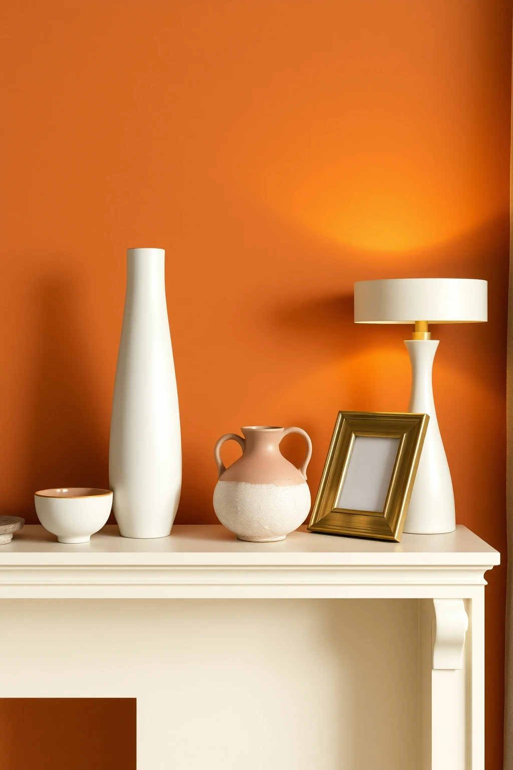 Create a ‘quiet shelf’ with ceramics that look curated, not collected