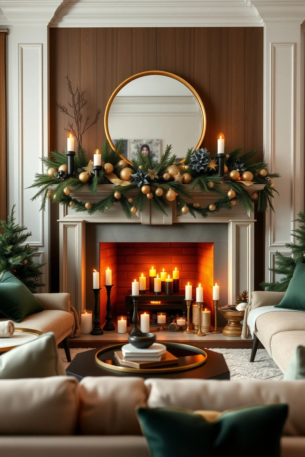 Make your ornaments “go with the room” using limited metal finishes
