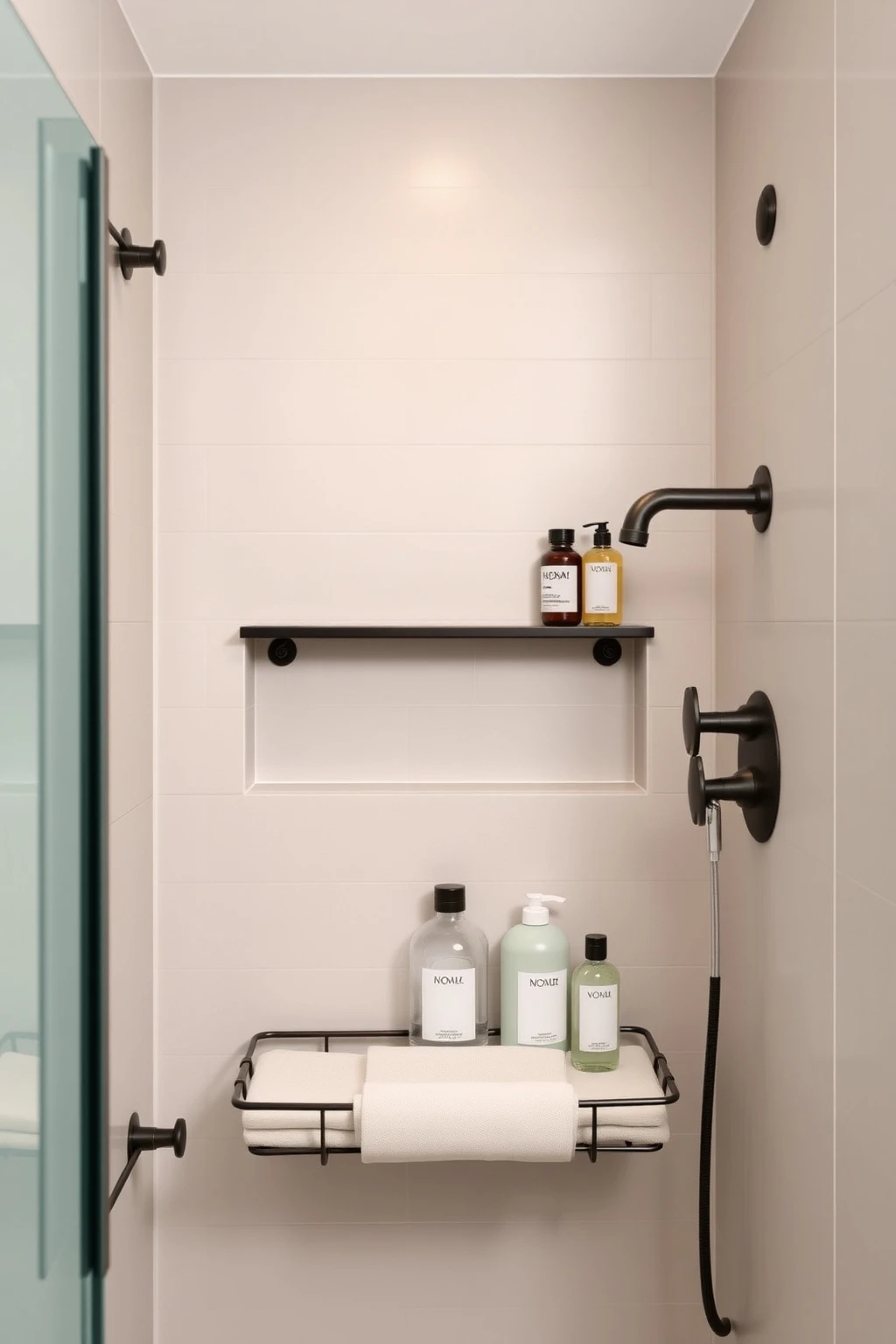 Renter-Friendly Paint Trick: Color-Match Your Shower Shelf Brackets