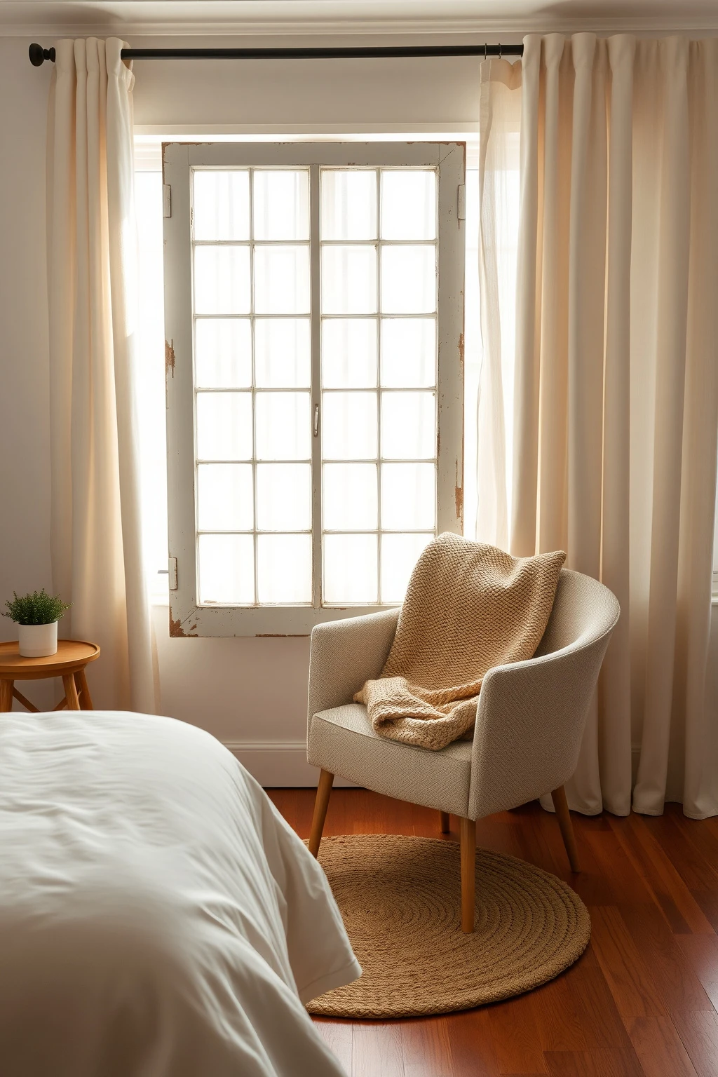 Vintage Window Frame Screen for a Story-Rich Nook