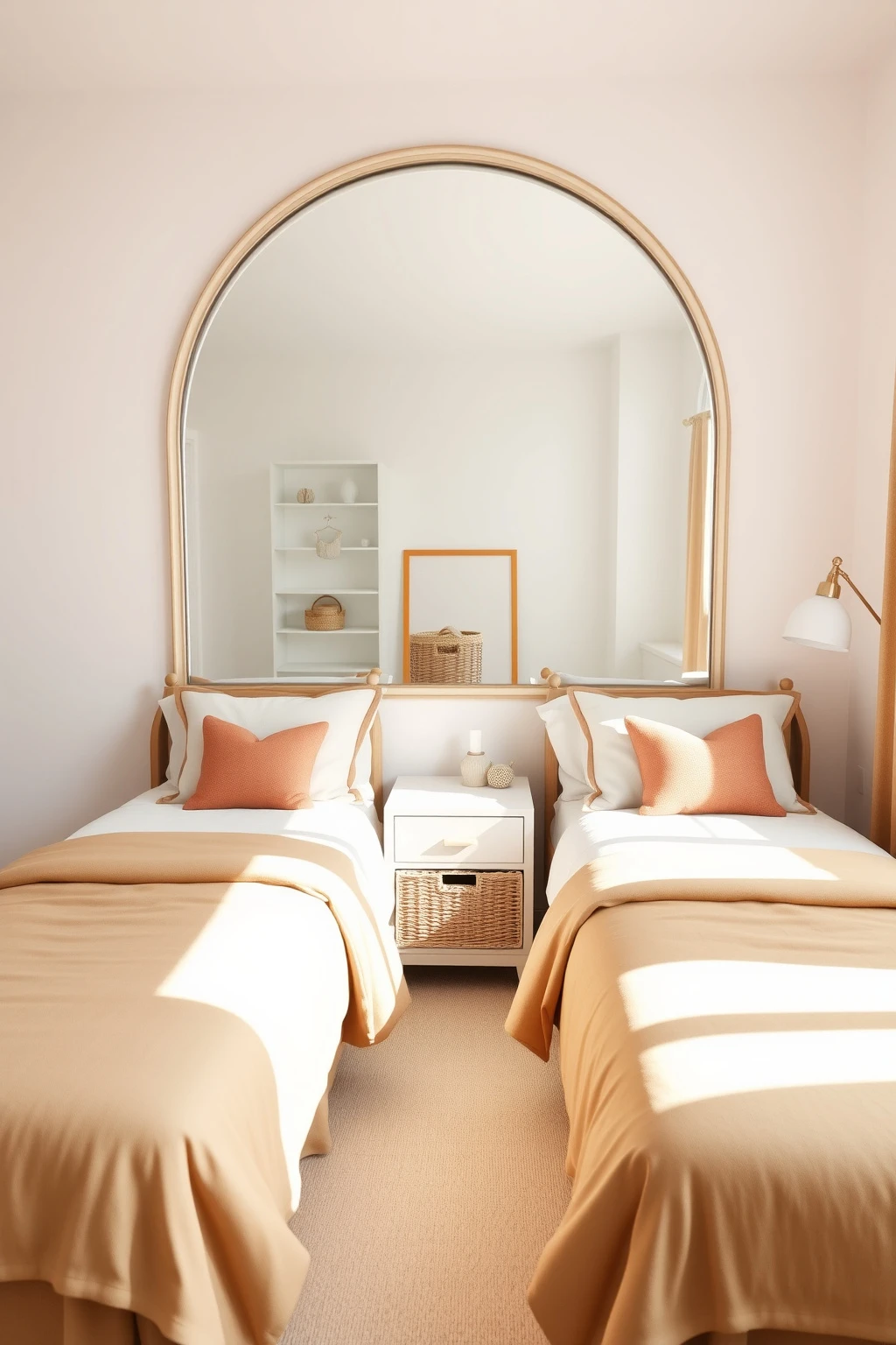 Use a mirror carefully: place it to bounce window light, not reflect clutter