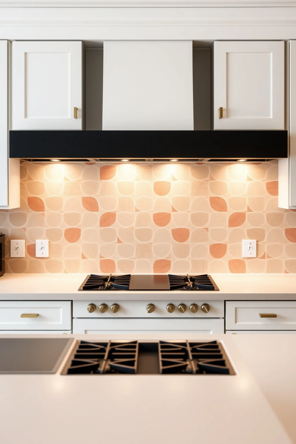 Incorporate a patterned moment—then ground it with solid neutrals