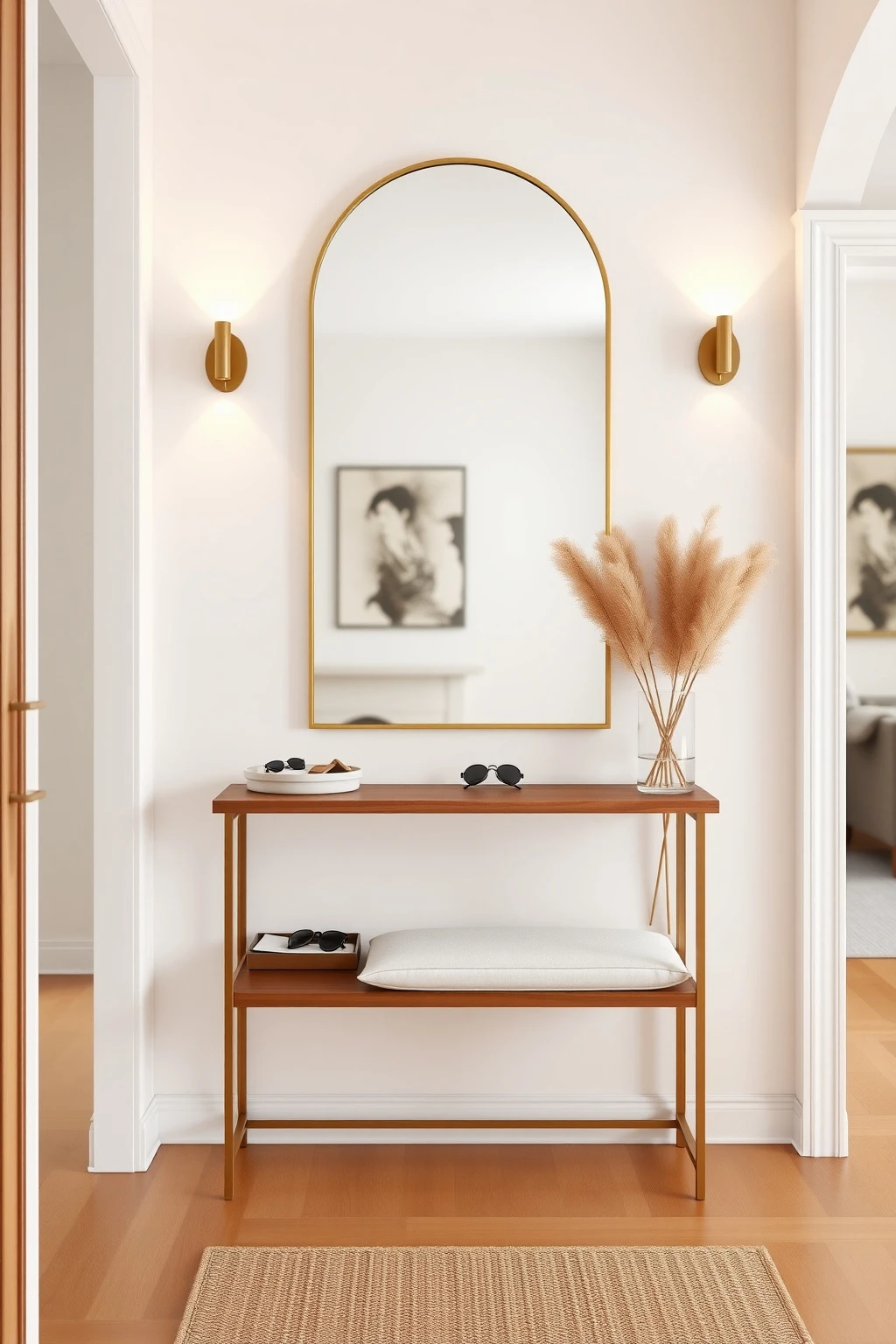 Make entryways feel cinematic with a ‘landing pad’ console