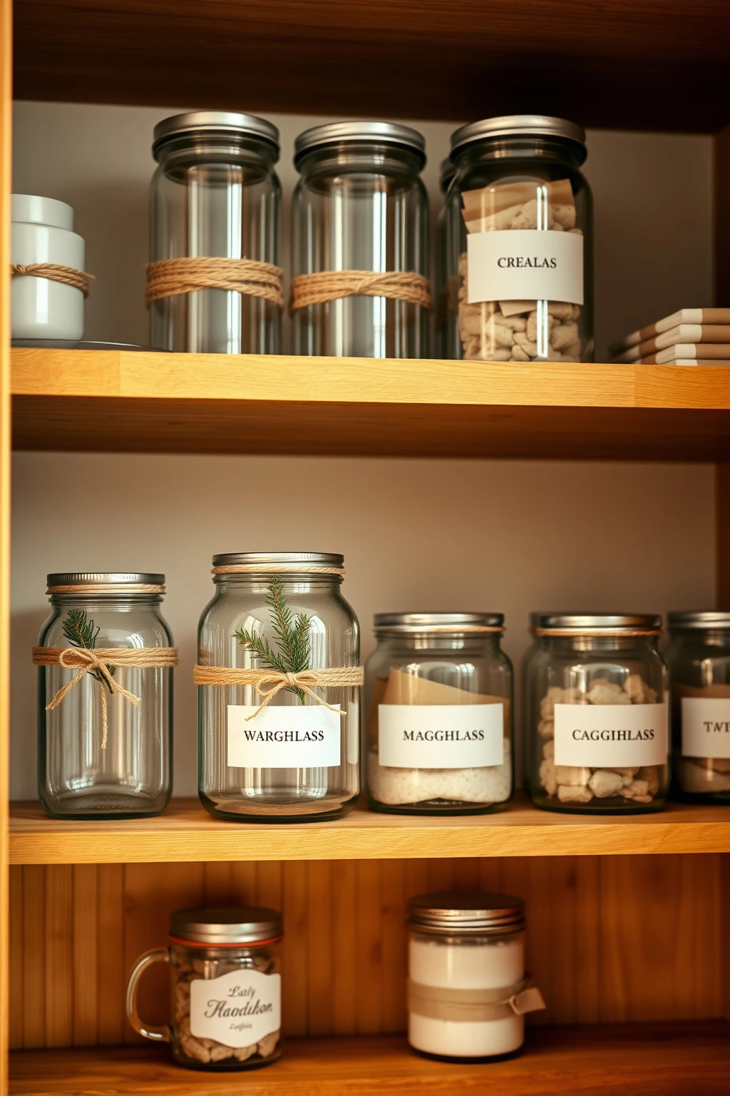 Use Jute and Wood to Make Jars Feel Festive (Without Wrapping Paper)