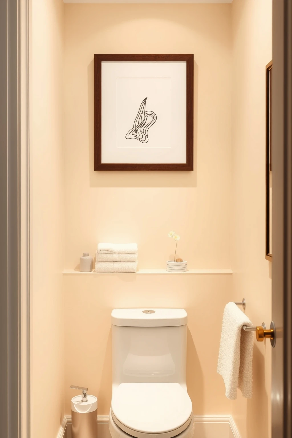 Hang Art as High as You Can Without Cutting Off the Mirror View