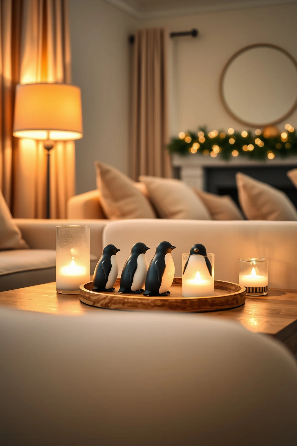 Light Up Penguin Details With Candle-Style Warmth, Not Overhead Glare
