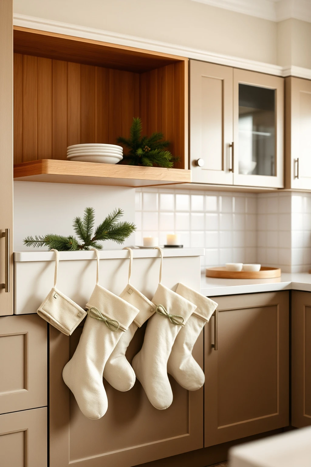 Hang Stockings From a Rail, Not the Wall (Rental-Friendly)