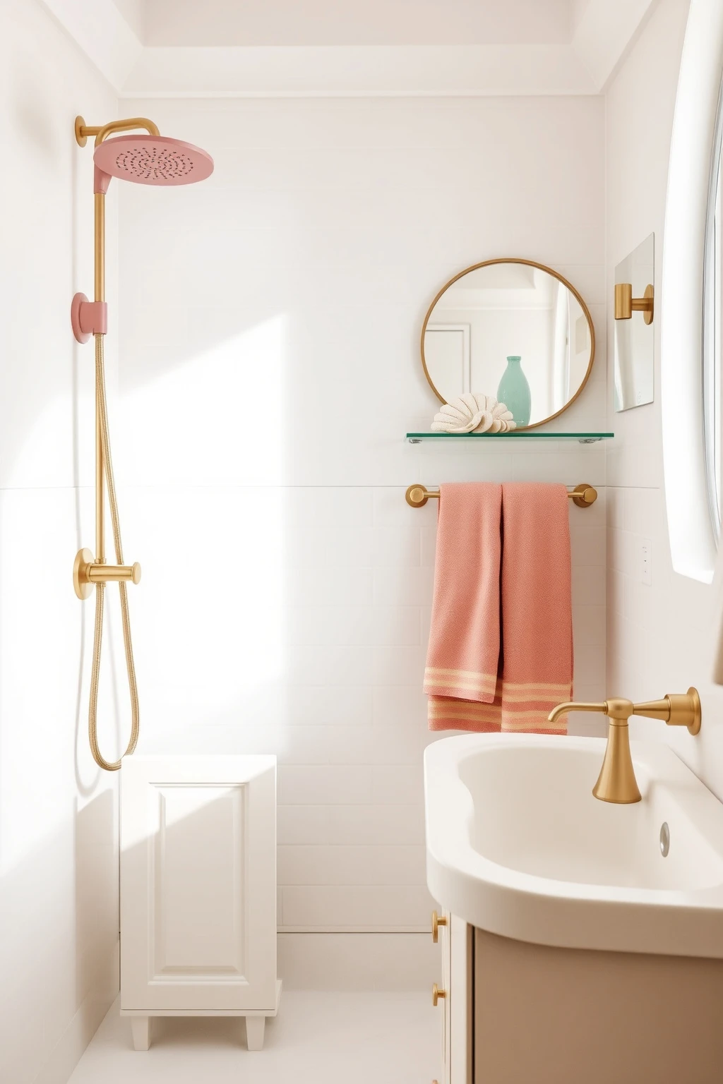 Go for Matte Pink Fixtures Only If You Balance Them