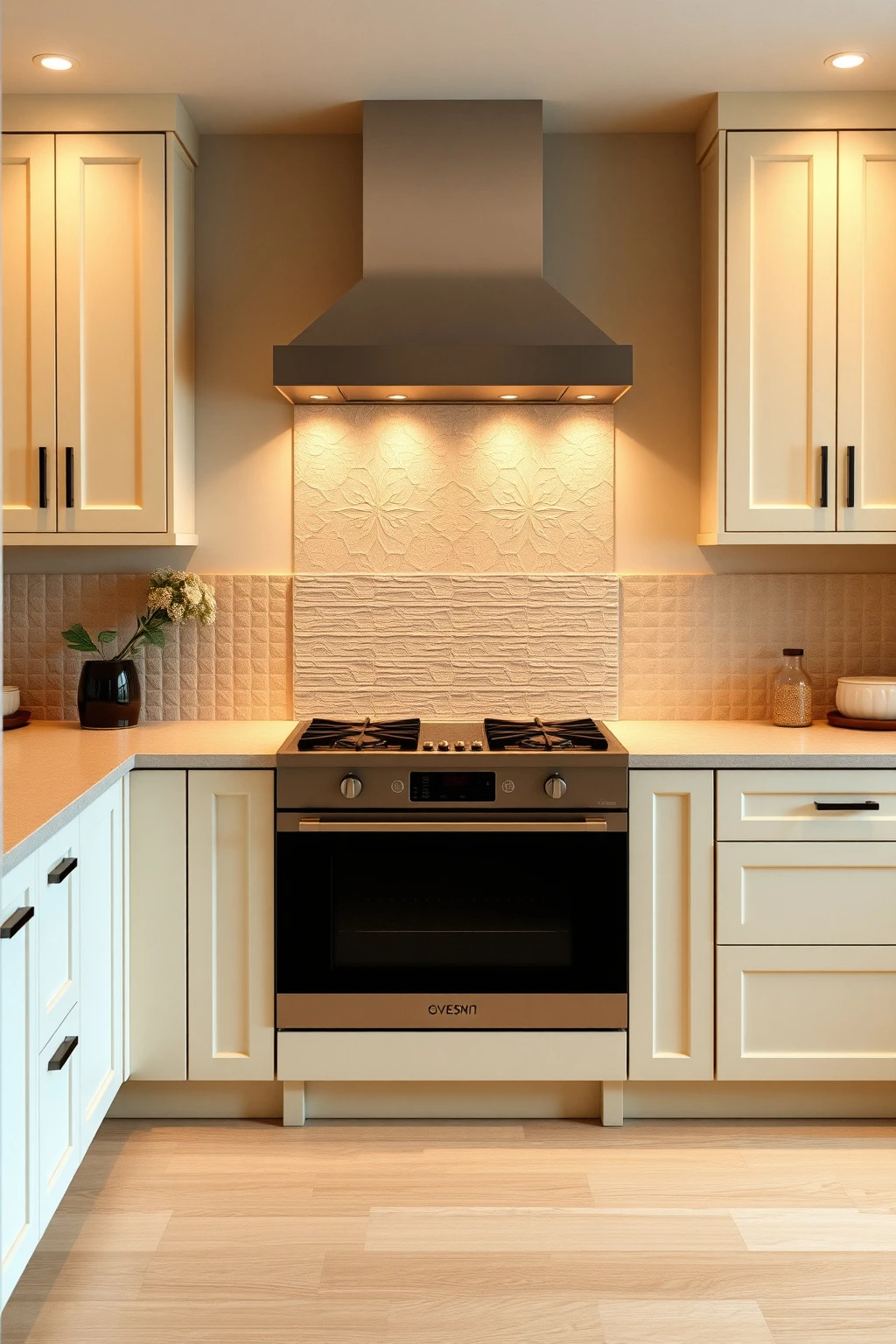 Try Patterned Beige Tile in Small Doses (Powder-Room Rule)