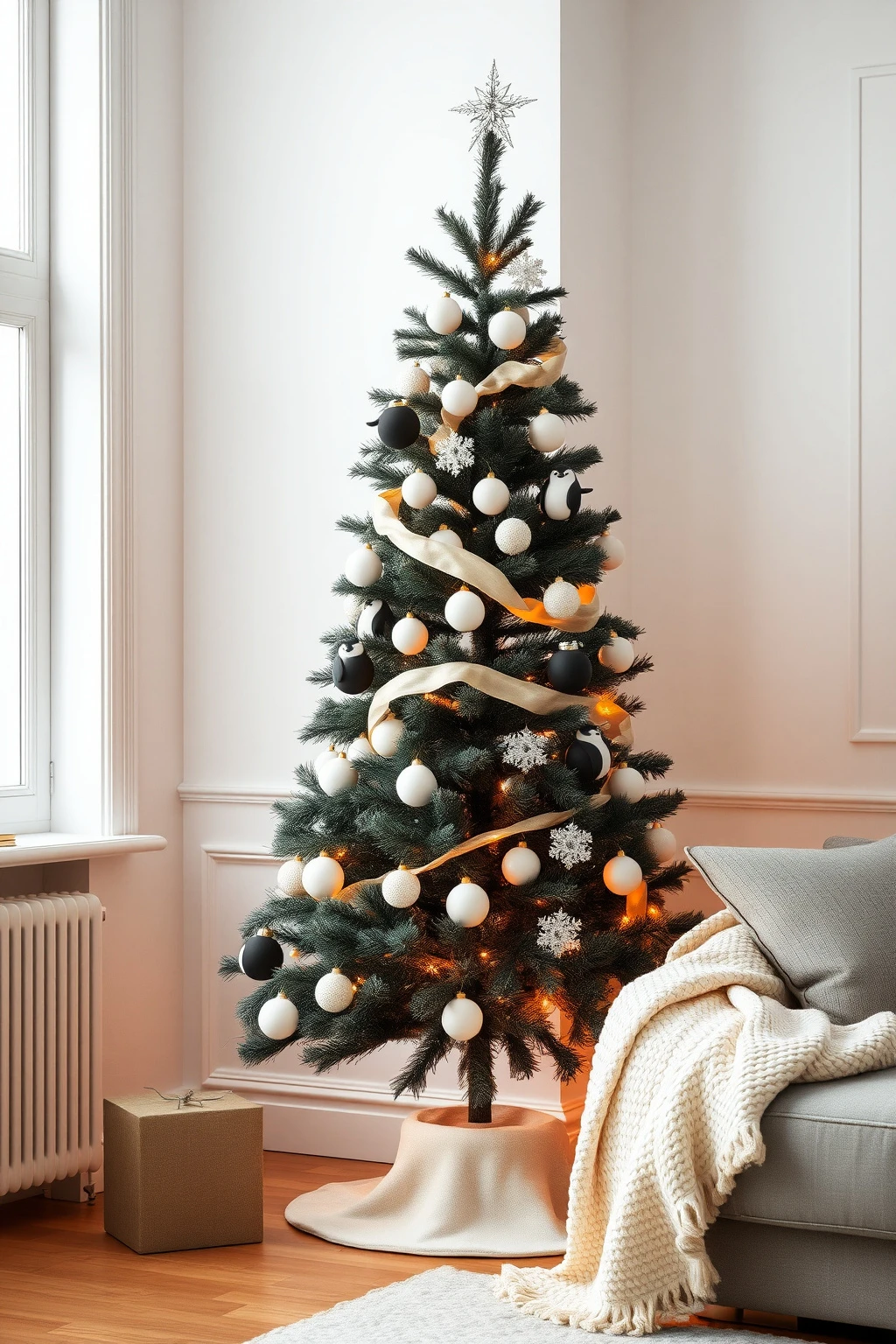 Make Penguin Ornaments Feel Grown-Up With the Right Color Mix