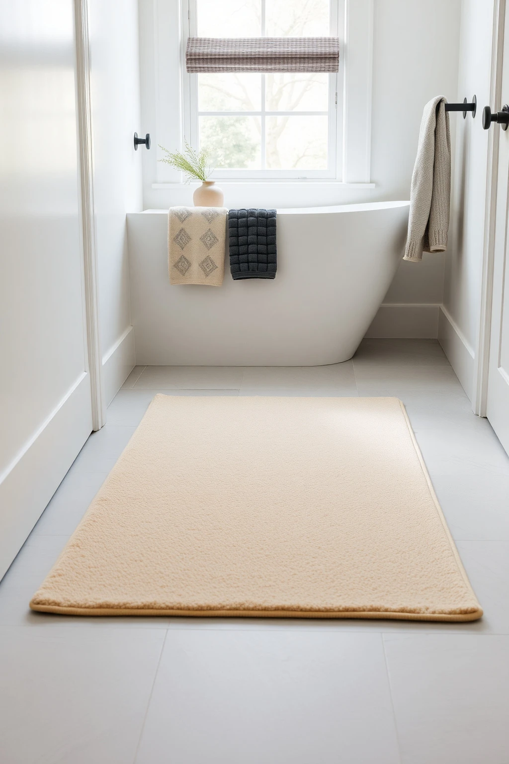 Stop Mold on Bathroom Rugs With a Lift-and-Vent Technique