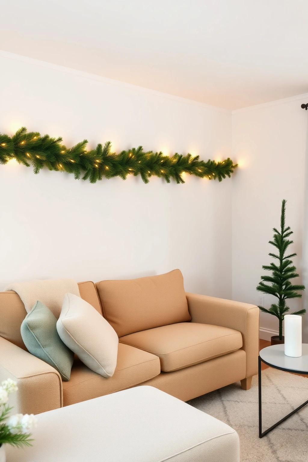 Rethink garland size: short, dense sections beat long sagging lengths