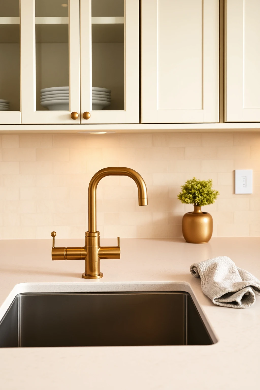 Add a Brass Sink Faucet Only If Your Metals Are Already Warm