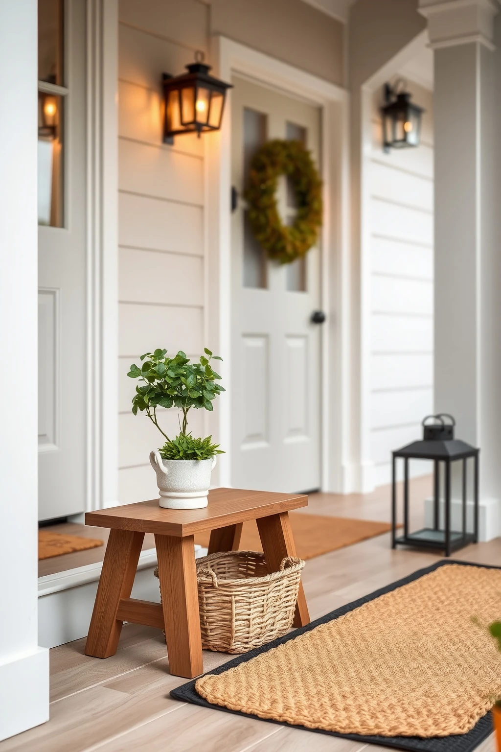 Go Vintage-Inspired With a Refinished Wood Step Stool