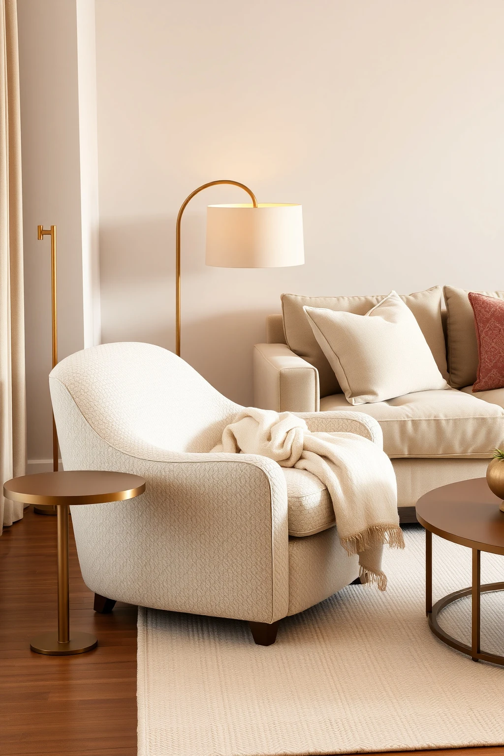 Choose rounded silhouettes to make everything feel kinder