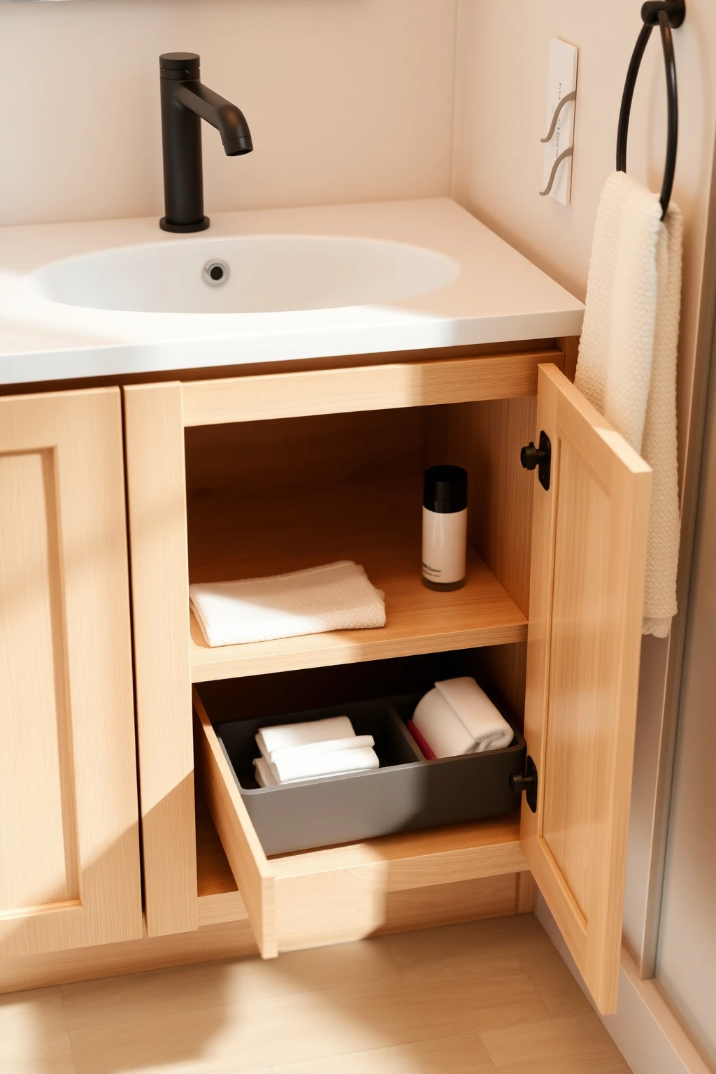 Replace One Drawer Pull With a Push-to-Open Mechanism