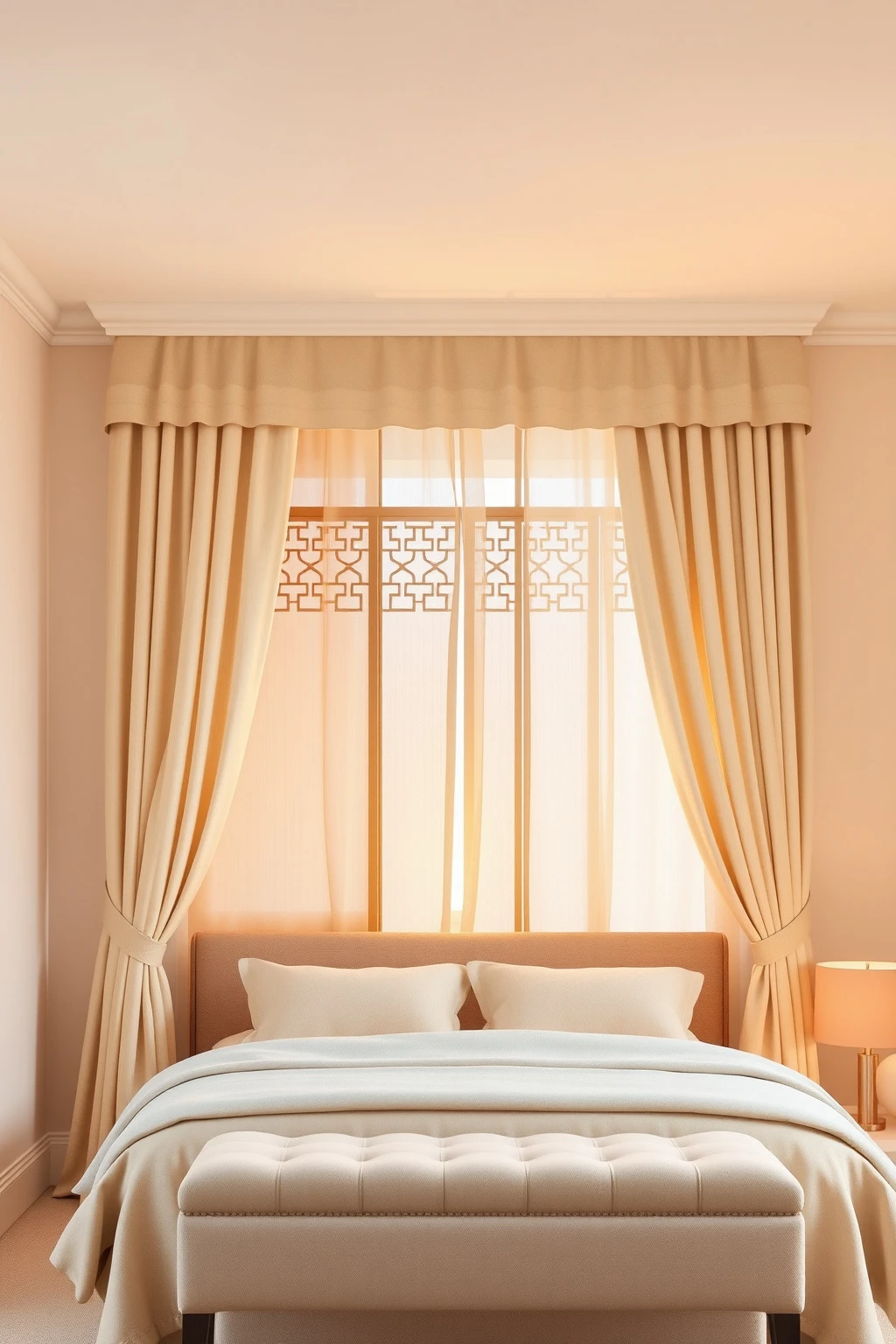 Sheer + Drape Screen Combo for Layered Evening Privacy
