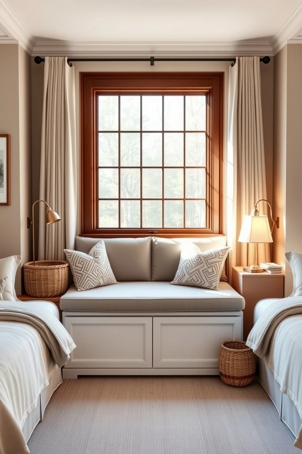 Build “read and reset” storage inside a window-seat bench