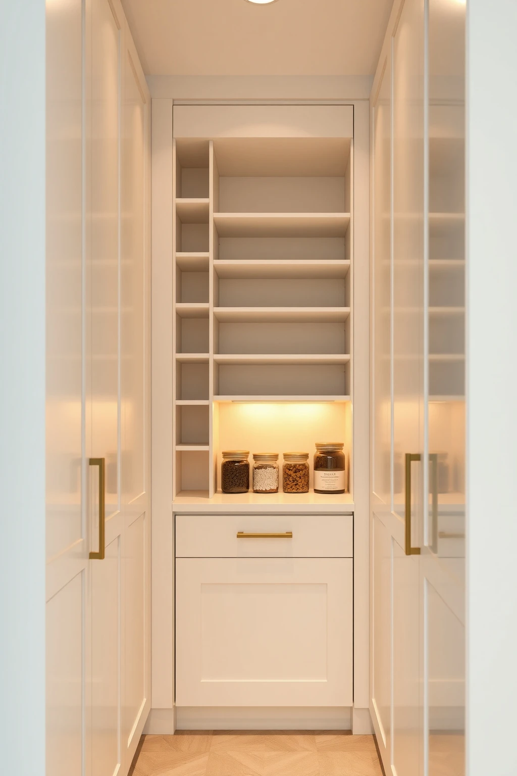 Go vertical with tall pantry storage (even in a small kitchen)