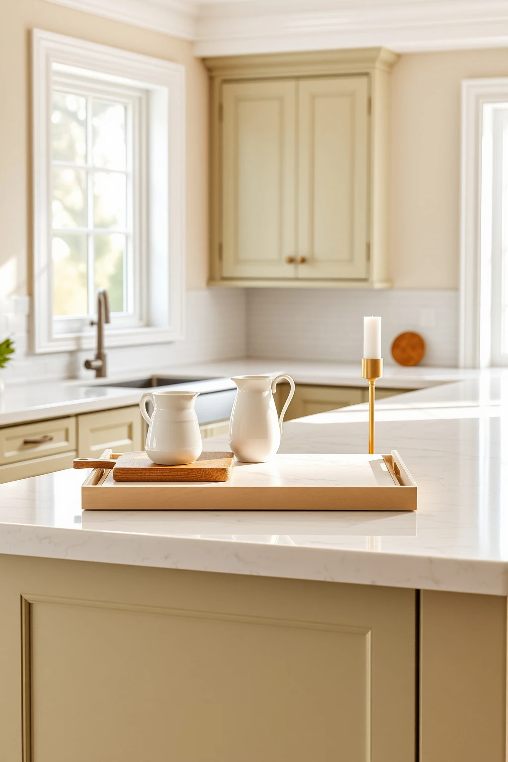 Use a marble-look moment, even if it is not real marble