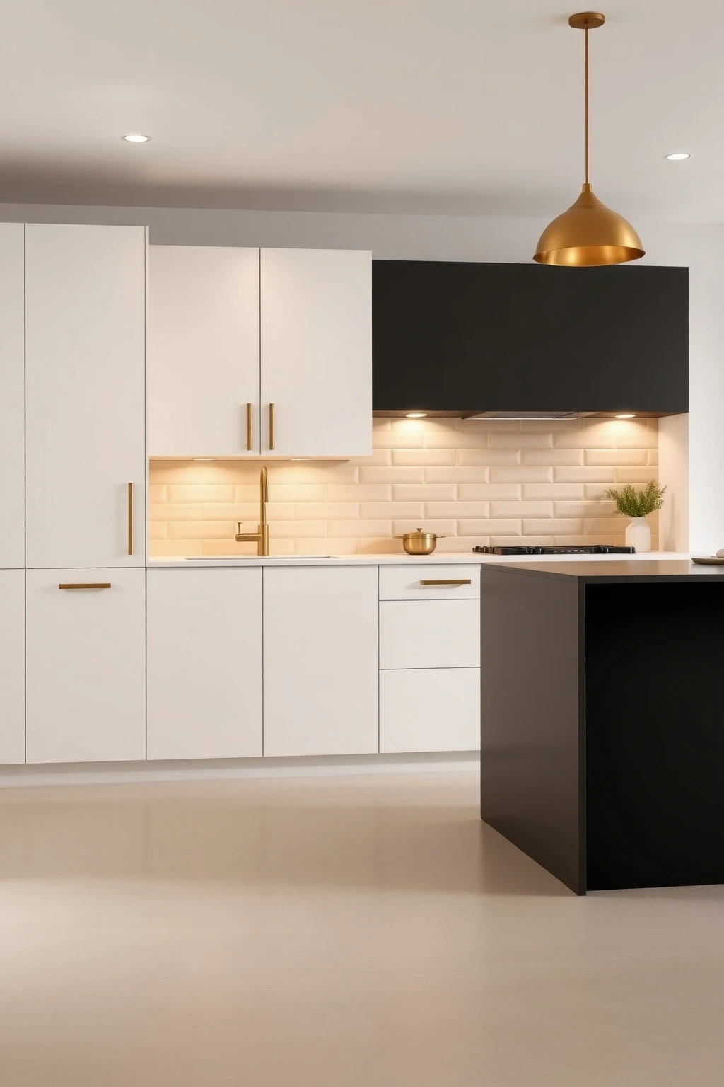 Create contrast with matte + gloss in the right places