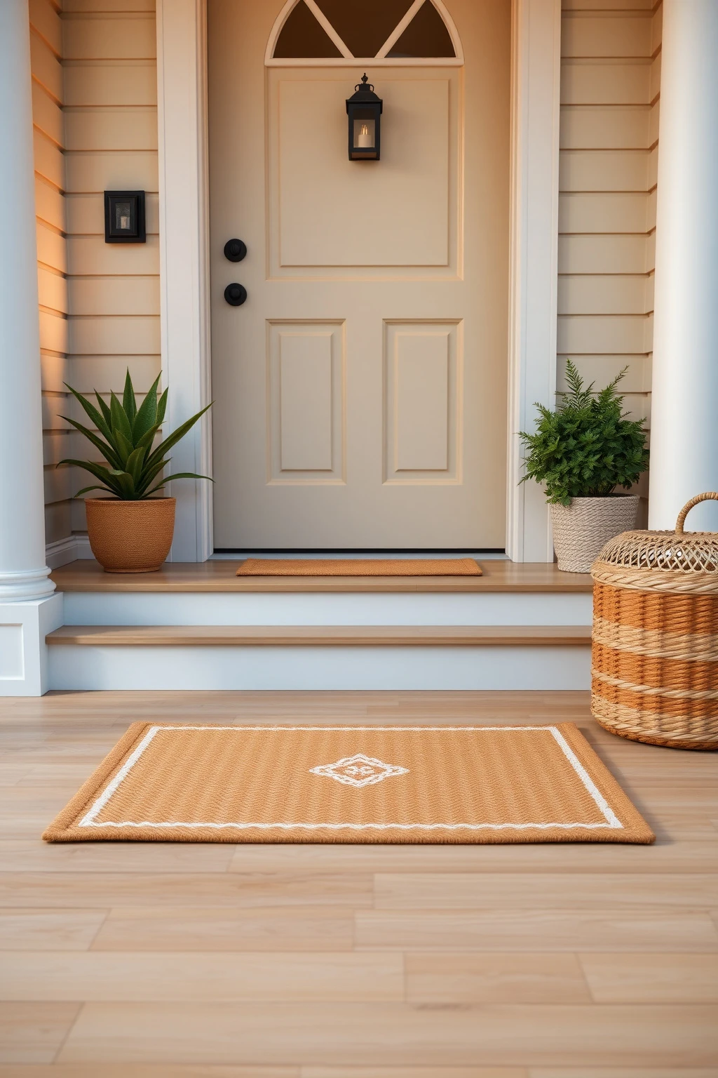 Make Your Doormat Work Hard With Contrast