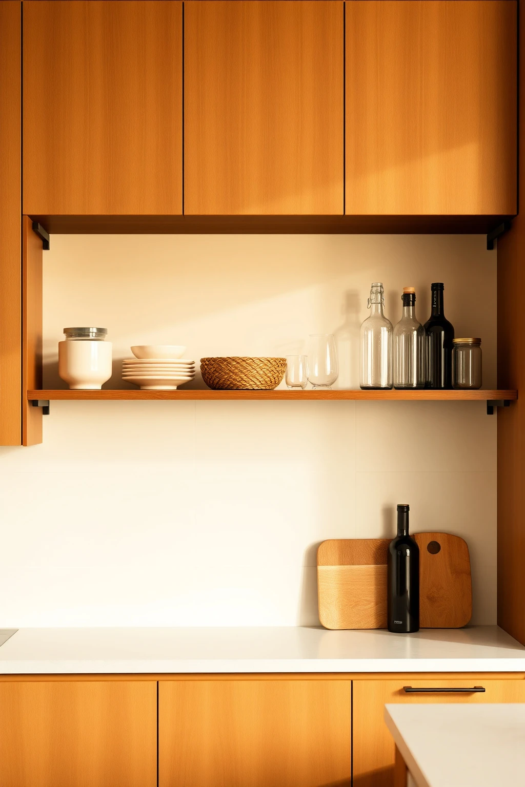 Style open shelving without turning it into a storage dump