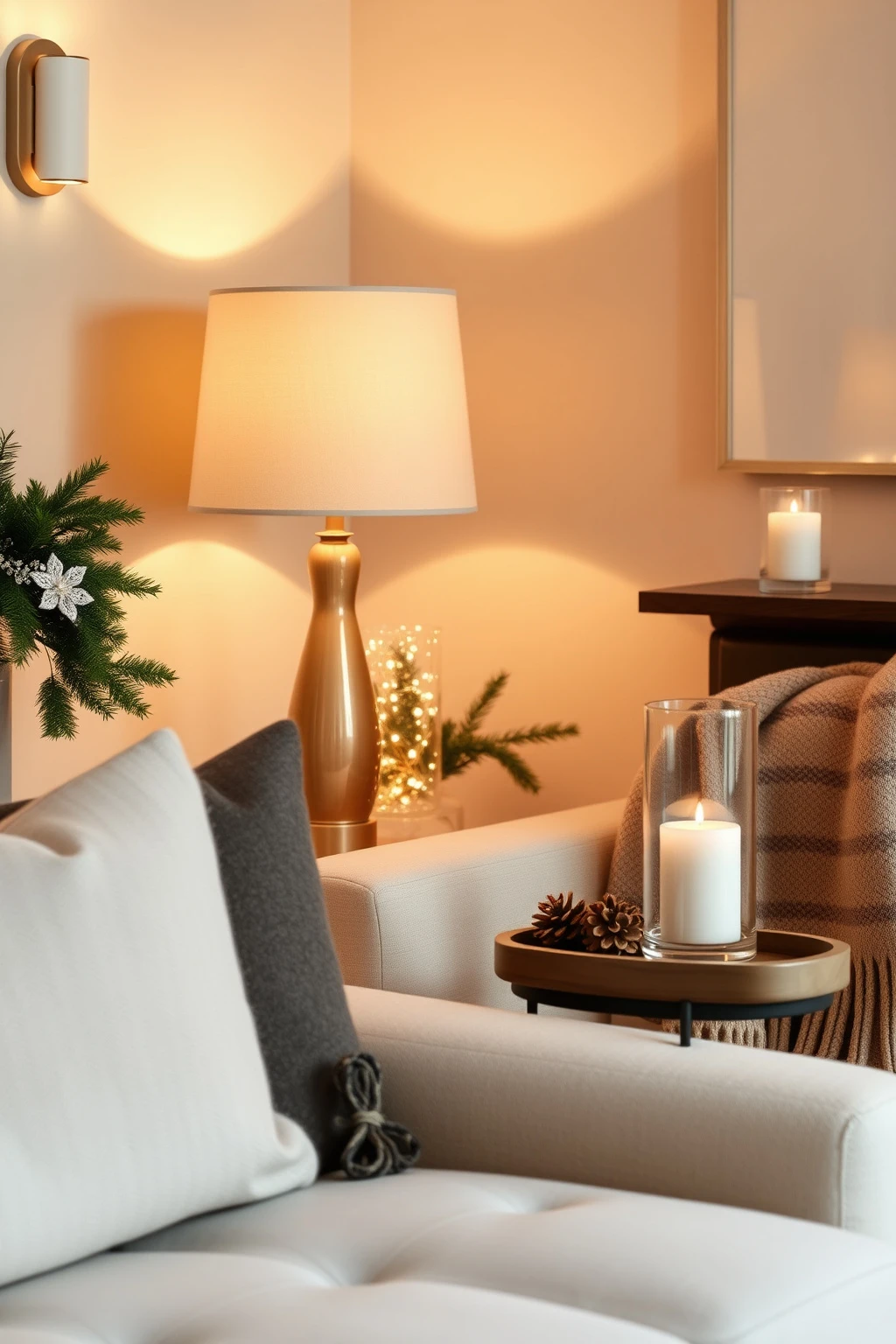 Build a “cozy corners” lighting plan with three levels