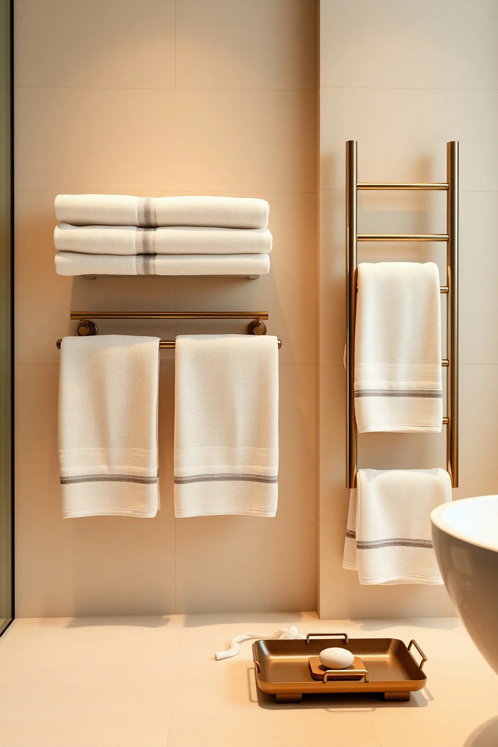 Mount Towels Like Boutique Hotels With the 5-Finger Spacing Rule