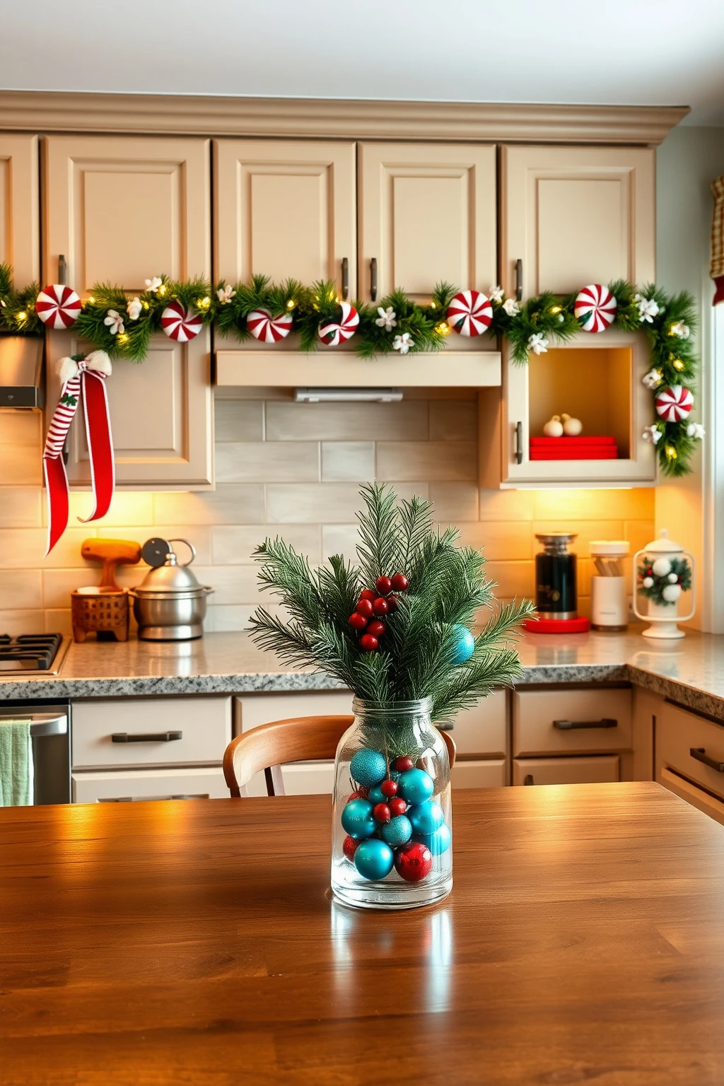 Access-friendly kitchen décor for renters: command-strip garlands with a plan