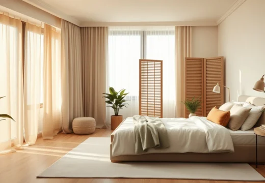 24 Bedroom Screen Ideas for Privacy & Style inspiration photo